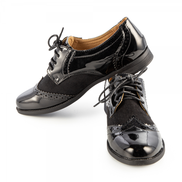 Γυναικεία παπούτσια   casual Claire μαύρα, 4 - Kalapod.gr